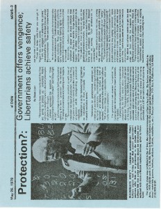 thumbnail-of-Flyer -- Newspaper article on LeFevre's 1978 Protection Speech